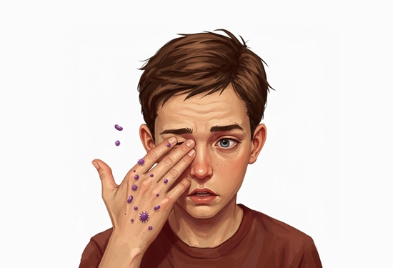 سفر یک آلودگی از دست تا چشم شما  